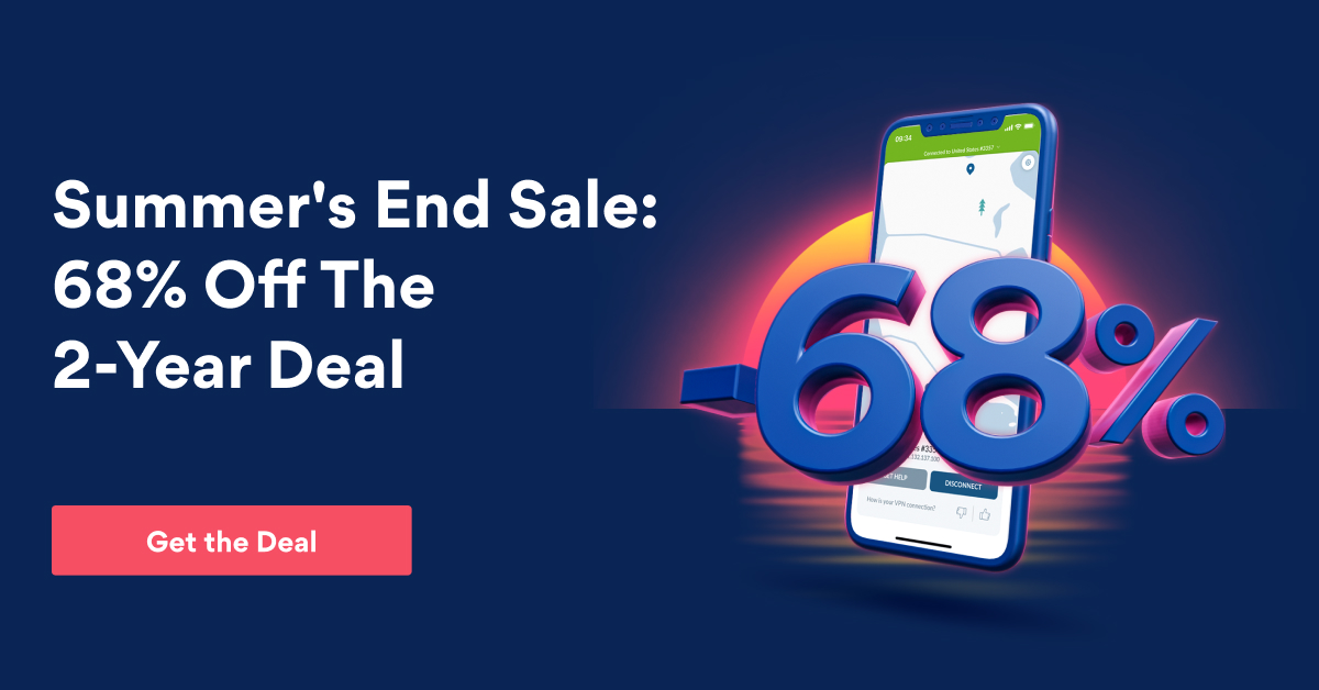 NordVPN promotional banner - protect your privacy